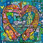 James Rizzi "My Heart Lives In My Big Apple"