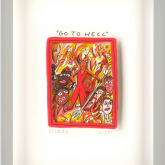 James Rizzi "Go to hell"
