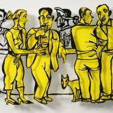 David Gerstein "Bar Series - Time Out (yellow)"