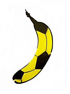 Thomas Baumgärtel "Fußball Banane"