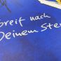 Udo Lindenberg "Greif nach Deinem Stern Siebdruck Blau"