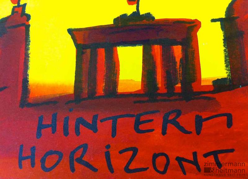 Udo Lindenberg "Hinterm Horizont - gerahmt"