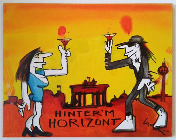 Udo Lindenberg "Hinterm Horizont (Leinwand)"