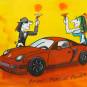 Udo Lindenberg "Panic Porsche Power - gerahmt"