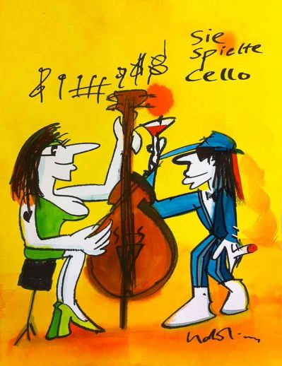 Udo Lindenberg "Sie spielte Cello - (Klein)"