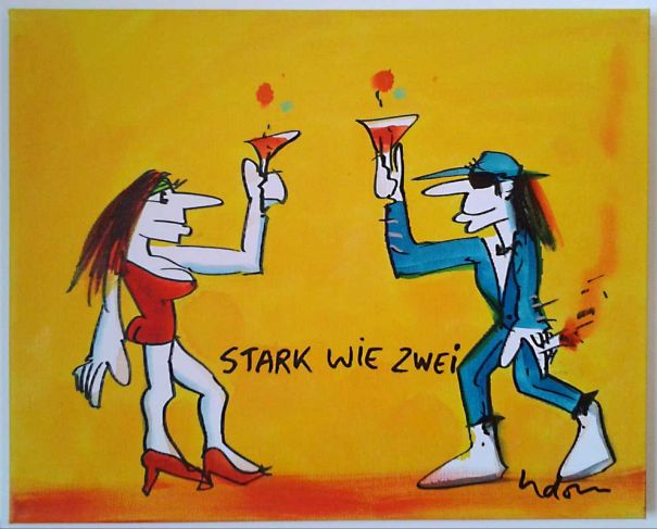 Udo Lindenberg "Stark wie Zwei (Leinwand)"
