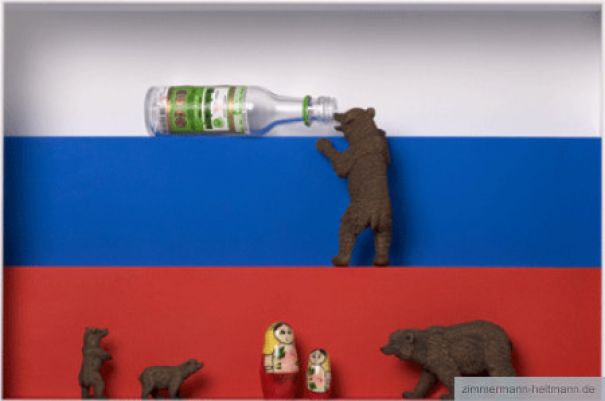 Volker Kühn "Flagge: Russland"