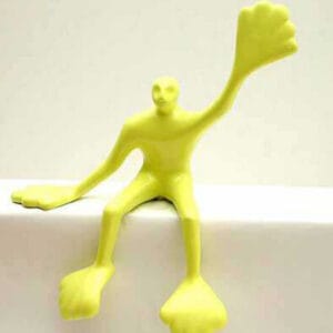 Flossi Klein V sitzend, links Hallo, Gelb – Bild 1