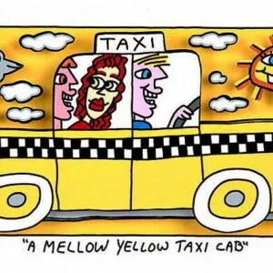 A Mellow Yellow Taxi Cab