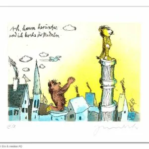 Ach komm herunter und ich koche die Nudeln