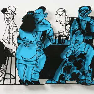 Bar Series - Bar Scene (blue)