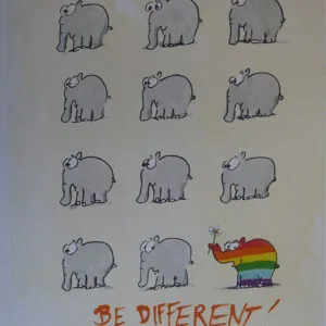 BE DIFFERENT! – Regenbogen – Bild 1