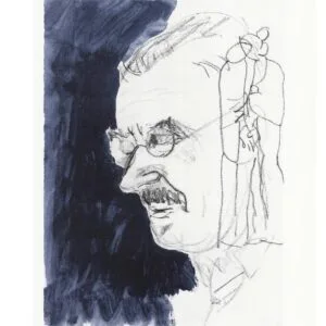 Bildnis Thomas Mann (in Gedanken) – Bild 1