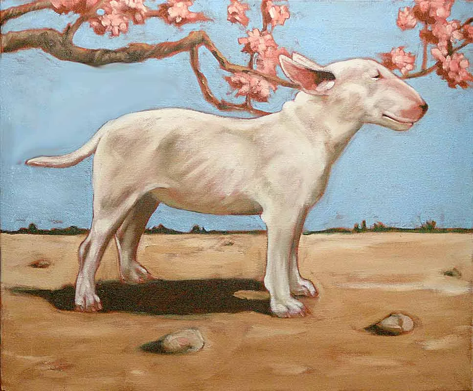 Tobias Emskötter lebt und arbeitet in Hamburg. Er studierte in Hamburg Visuelle Kommunikation und ist neben der Malerei auch als Illustrator und Grafiker tätig.In seinen Tierbildern kommt es ihm in erster Linie auf die Darstellung des Individuums an, das seinen eigenen Charakter zeigt. Wer sich jemals auf die Kommunikation mit einem Tier eingelassen hat, erlebt, wie viele unterschiedliche Ausdrucksmöglichkeiten Mensch und Tier zur Verfügung stehen und wie persönlich so eine Beziehung werden kann. Vertrieben aus dem Paradies können wir so doch einen Geschmack der Verbundenheit erleben.