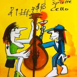 Sie spielte Cello - (Klein) – Bild 1