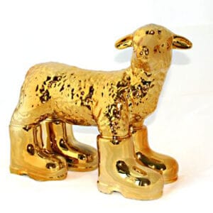 Cloned Porcelain Lamb - Gold – Bild 1