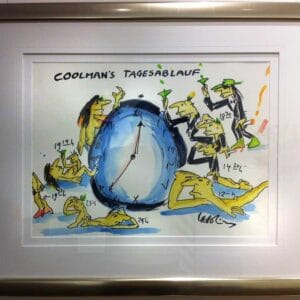 Coolman's Tagesablauf - Gerahmt – Bild 1