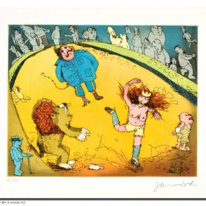 Der Löwe brüllt, es tanzt Marie, das Publikum sitzt vis-á-vis