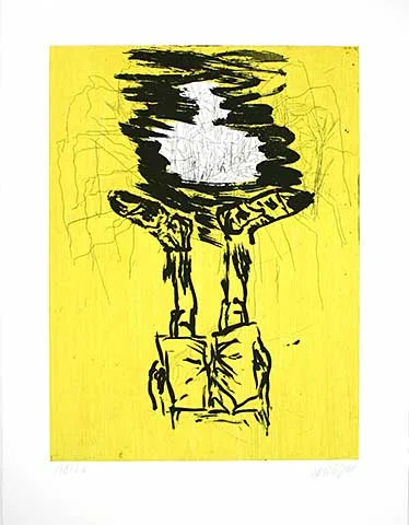 Hans Georg Kern, alias Georg Baselitz, wurde 1938 in Deutschbaselitz als zweites Kind eines Lehrer-Ehepaares geboren. Schon in seiner Jugend verspürte Baselitz den Drang aufzufallen. Bevor er schließlich die Malerei für sich entdeckte, probierte er sich am Klavier und dann als Dichter. In seiner Oberlausitzer Heimat absolvierte er sein Abitur und begann 1956 ein Studium der Malerei an der Hochschule für bildende Künste in Berlin-Weißensee. In den 1970er Jahren wurde er durch seine figurativen und expressiven Gemälde bekannt. Georg Baselitz ist heute ein international berühmter deutscher Maler, Bildhauer und Grafiker, dessen Werke weltweit ausgestellt und geschätzt werden. Sein einprägsamer Stil&hellip;