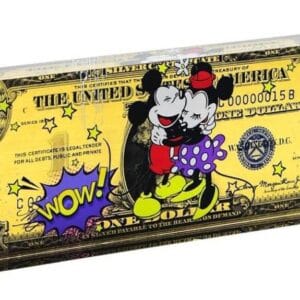 One Dollar Mickey - Acrylblock – Bild 1