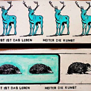 Ernst ist das Leben ... (Hirsche/Igel) – Bild 1