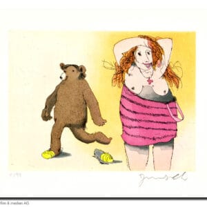 Frau mit Bär – Bild 1