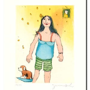 Frau mit Hund – Bild 1