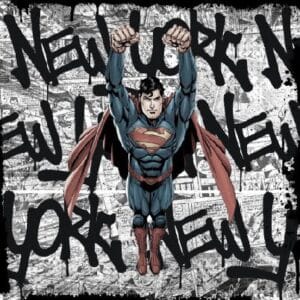 Heather Fazzino - Superman Monochrome Pow NYC – Bild 1