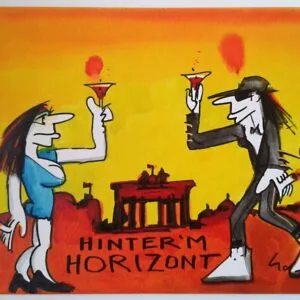 Hinterm Horizont (Leinwand) – Bild 1