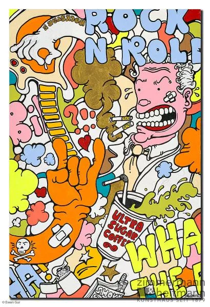 Ewen GurEwen Gur ist ein moderner, junger Künstler, der als Maler, Illustrator und Designer kreativ ist. Ewen Gur&nbsp;lebt derzeit in Berlin.Pop-Art und Street StyleDer französische Künstler mit deutschen Wurzeln wurde 1984 in Ambilly geboren und ist in der Touraine aufgewachsen. Er hat bereits als Junge angefangen zu zeichnen. Schon in der Schulzeit verschönerte er seine Schulsachen und bemalte T-Shirts, um Individualität in den Alltag zu bringen. Dabei waren seine Hauptinspirationen Videospiele und französische Comics. Nach seinem Studienabschluss an der École de Communication Visuelle hat er mehrere Jahre seinen Stil optimiert und sich dabei erfolgreich an Pop- und Street-Art orientiert. Sein&hellip;