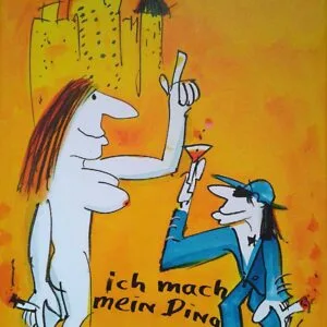 Ich mach mein Ding (Leinwand) – Bild 1