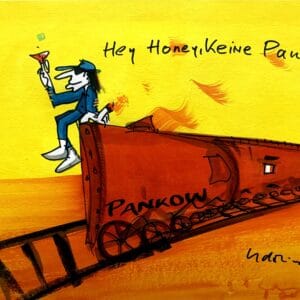 Hey Honey keine Panik Unikat im Rahmen – Bild 3