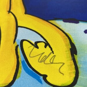 Greif nach Deinem Stern Siebdruck Blau – Bild 4