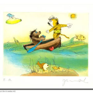 Bär und Tiger im Ruderboot – Bild 1