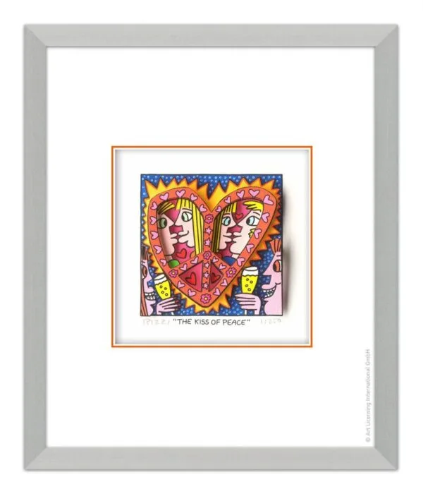 James Rizzi - The Kiss of Peace - Galerie Zimmermann und