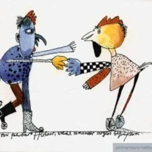 Zwei fahrbare Hühner. – Bild 1