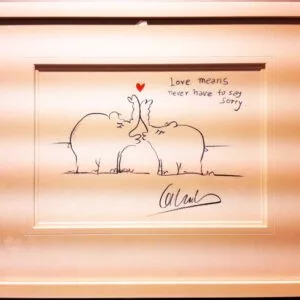 Love Means - gerahmt – Bild 1