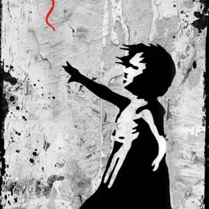 Hommage Balloon Girl Banksy