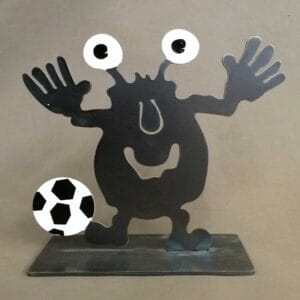Fußballmonster mit Ball (Fuß) – Bild 1