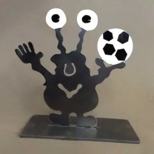 Fußballmonster mit Ball (Hand) – Bild 1