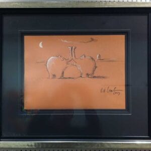 Night Kiss - gerahmt – Bild 1