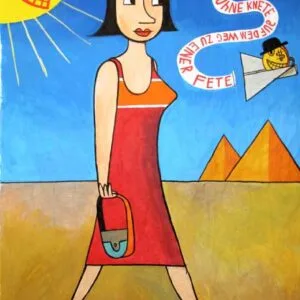 Nofretete ohne Knete … - gerahmt – Bild 1