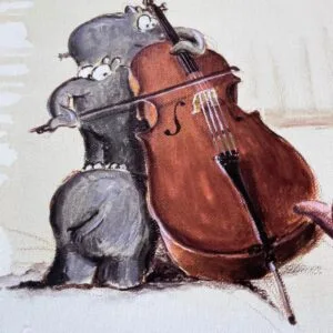 Sie spielen Cellooo - Leinwand – Bild 2