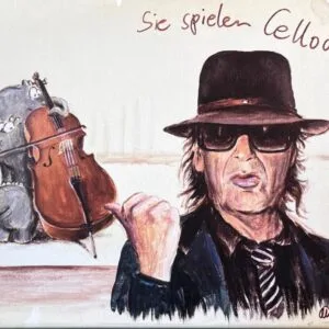 Sie spielen Cellooo - Leinwand – Bild 1