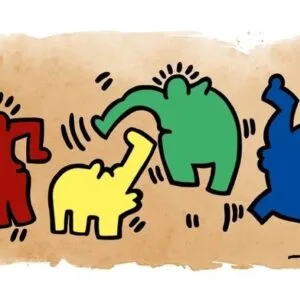 Hommage an Keith Haring – Bild 1