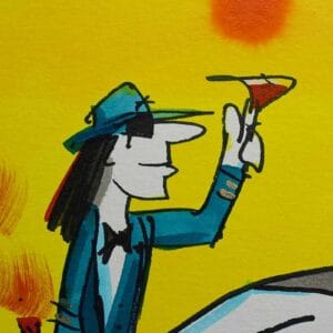 PANIC PORSCHE POWER - gerahmt – Bild 2