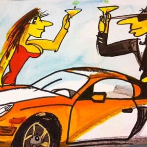 Panik Porsche power (orange) – Bild 2