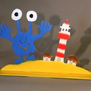 Eine Insel mit zwei Häusern – Bild 1