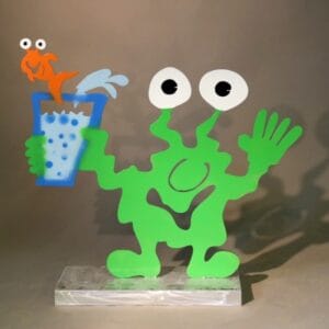 Fisch im Wasserglas – Bild 1