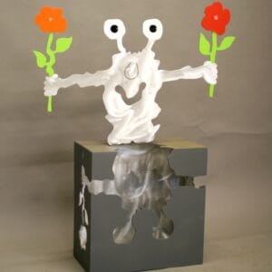 Kubus mit Blumen – Bild 1